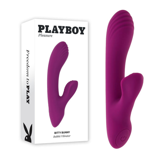 Playboy Pleasure Bitty Bunny Purple 14.7 Cm Usb Rechargeable Rabbit Vibrator