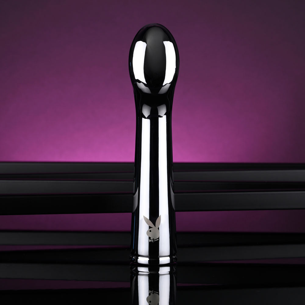 Playboy Pleasure Swoon Chrome 14 Cm Usb Rechargeable Vibrator