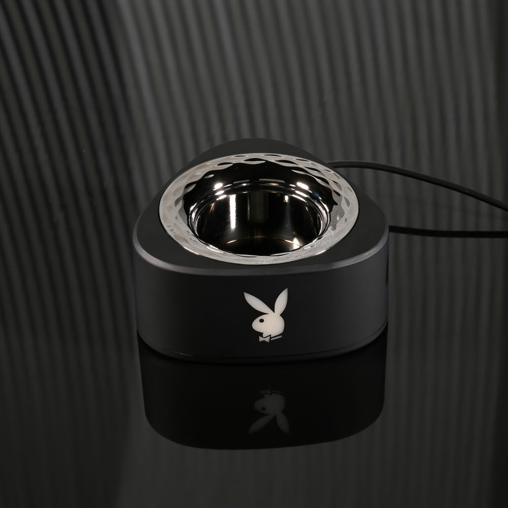 Playboy Pleasure Pleasure Zone Black 21.4 Cm Rechargeable Vibrator With Usb Charging Dock