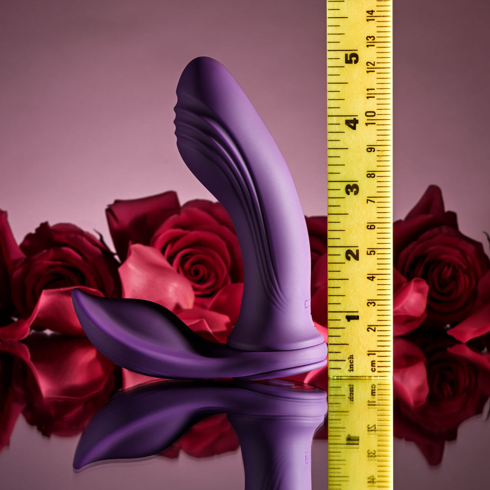 Playboy Pleasure Mix & Match Purple Usb Rechargeable With C Ring Attachment