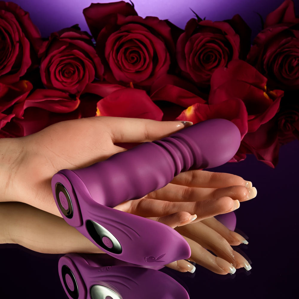 Playboy Pleasure Match Play Pink Usb Rechargeable With C Ring Attachment