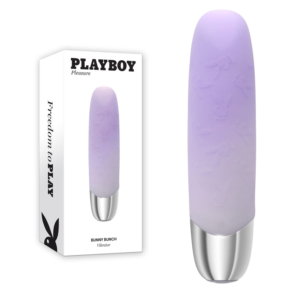Playboy Pleasure Bunny Bunch Pearl 11.3 Cm Usb Rechargeable Bullet