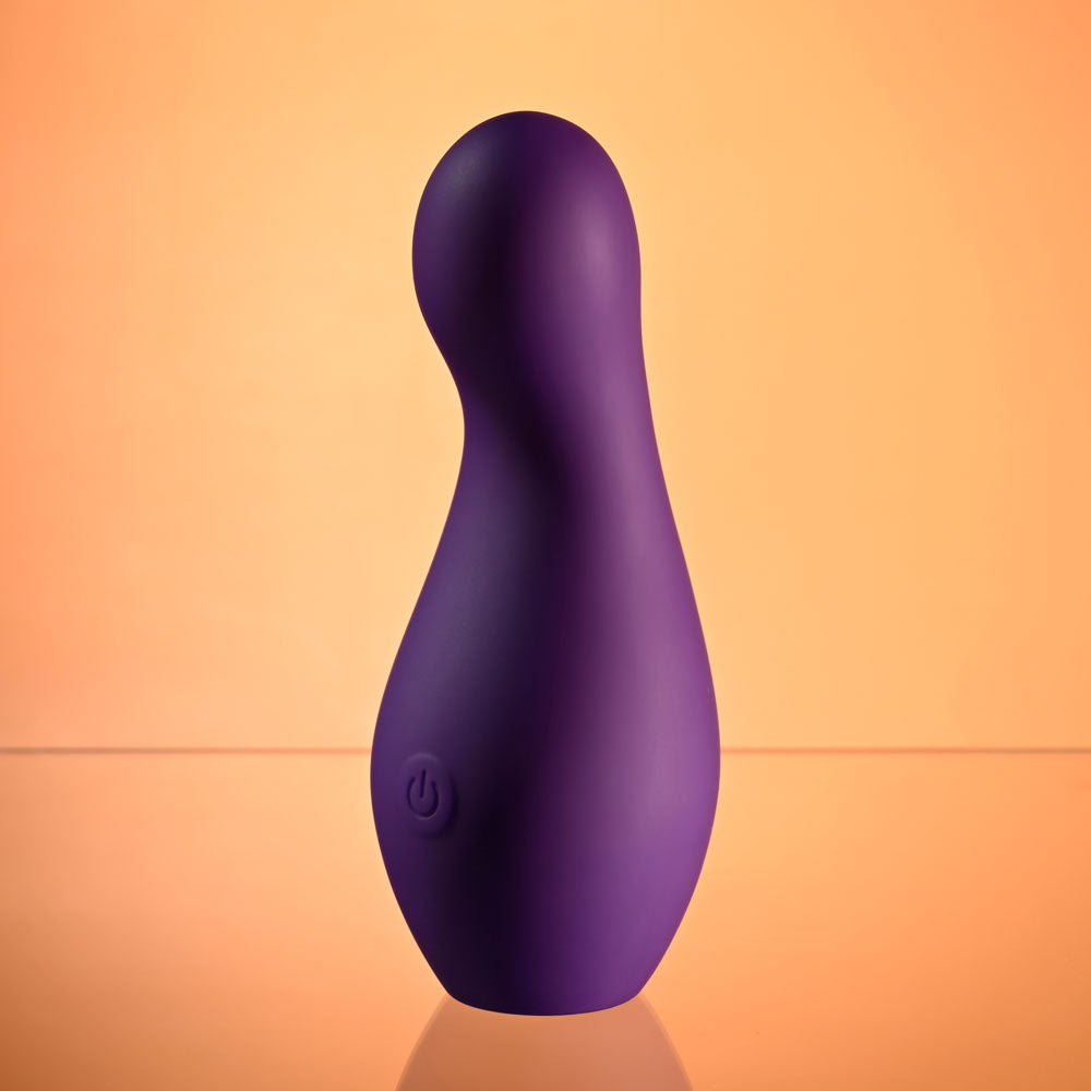 Playboy Pleasure The Jet Set Vibrator Purple 10.2 Cm Vibrator With Self Charging Case