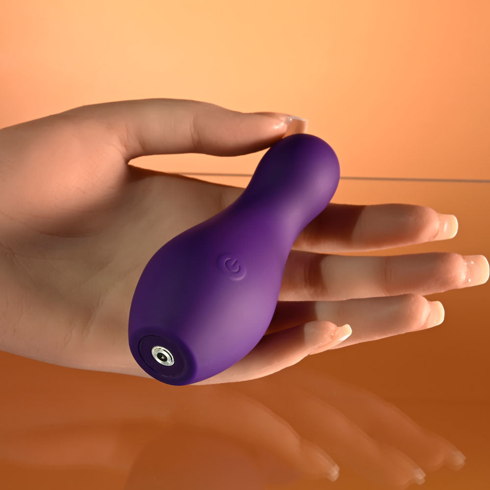 Playboy Pleasure The Jet Set Vibrator Purple 10.2 Cm Vibrator With Self Charging Case