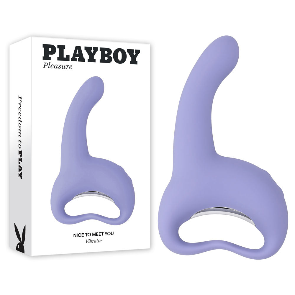 Playboy Pleasure Nice To Meet You Purple 19.5 Cm Usb Rechargeable Vibrator
