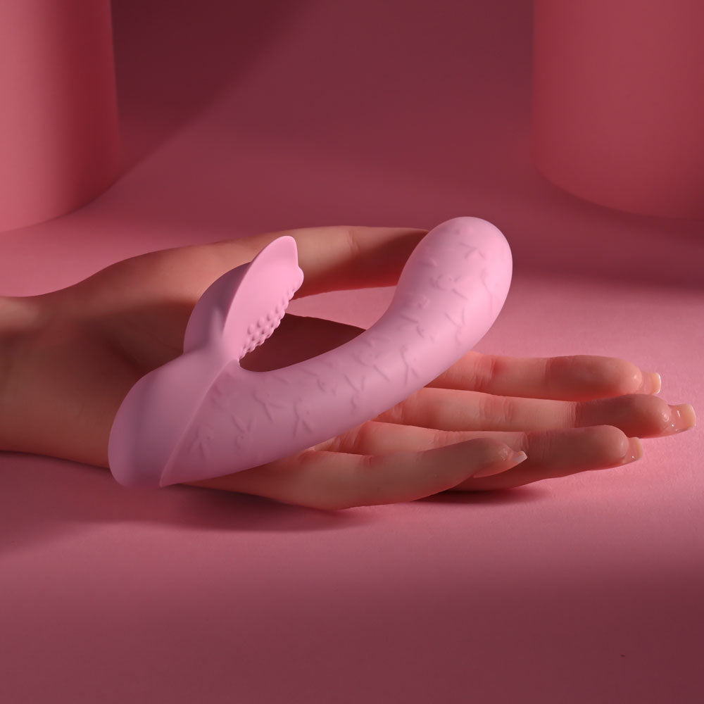 Playboy Pleasure Rabbit Party Pink 15.2 Cm Usb Rechargeable Rabbit Vibrator