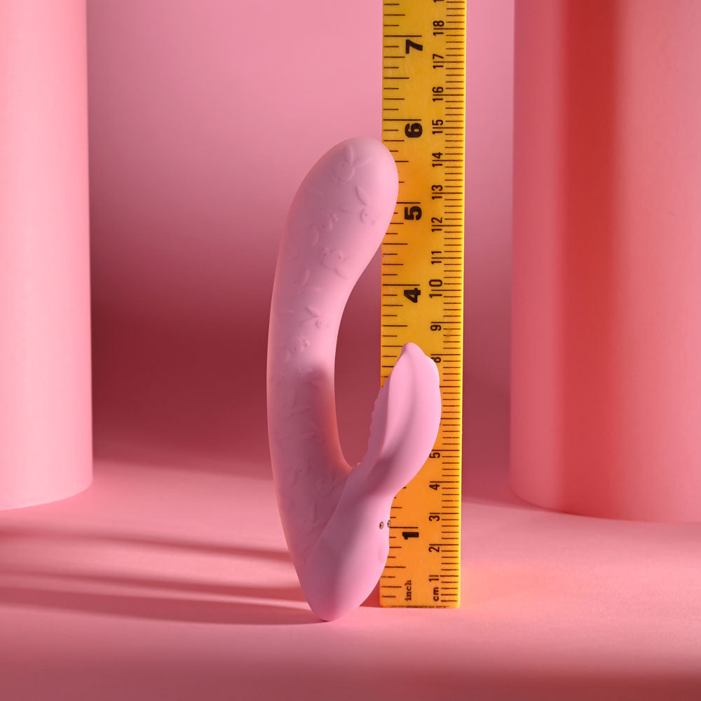 Playboy Pleasure Rabbit Party Pink 15.2 Cm Usb Rechargeable Rabbit Vibrator