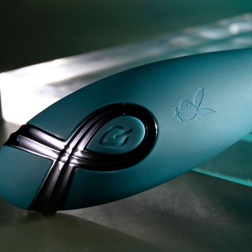 Playboy Pleasure Pinpoint Perfection Green 19.3 Cm Usb Rechargeable Poseable Vibrator
