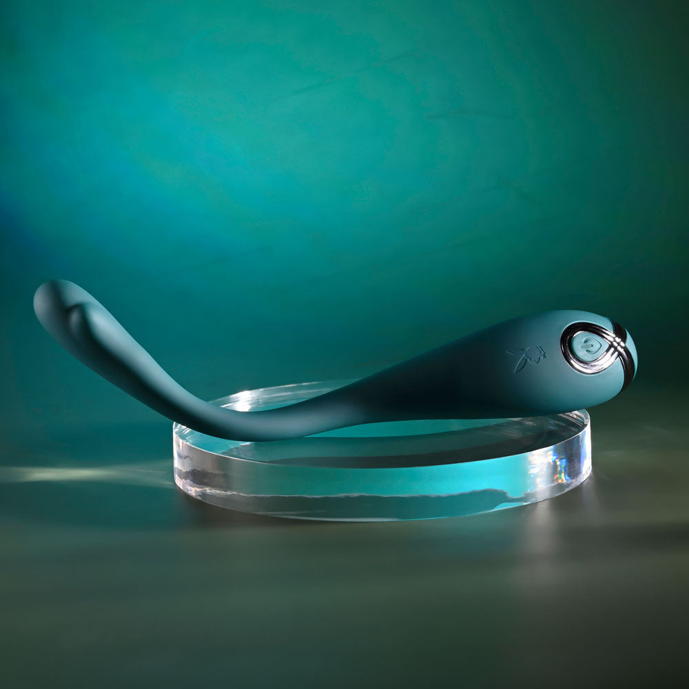 Playboy Pleasure Pinpoint Perfection Green 19.3 Cm Usb Rechargeable Poseable Vibrator