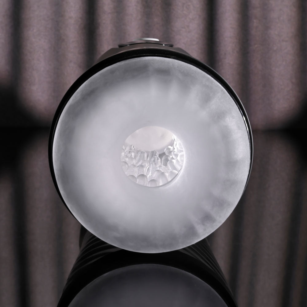 Playboy Pleasure Whirlwind Clear Usb Rechargeable Thrusting And Spinning Auto Stroker
