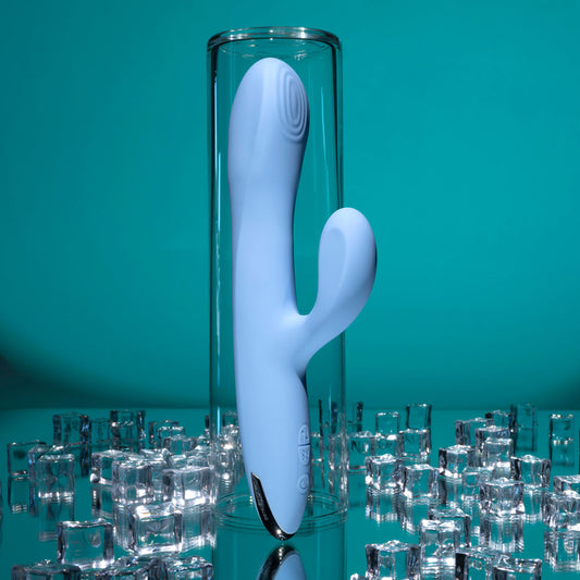 Playboy Pleasure Up And Away Blue 26.7 Cm Usb Rechargeable Rabbit Vibrator