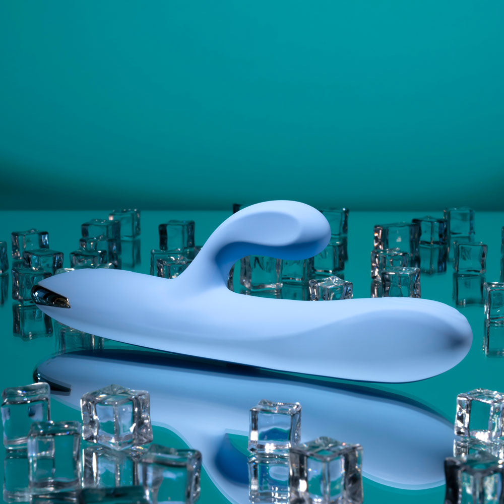 Playboy Pleasure Up And Away Blue 26.7 Cm Usb Rechargeable Rabbit Vibrator