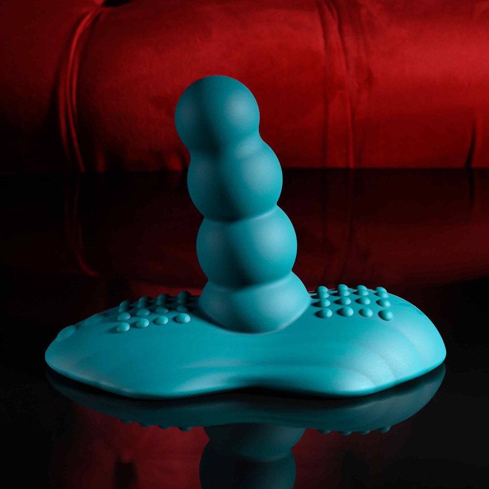 Playboy Pleasure Have A Seat Green Usb Rechargeable Rideable Vibrator And Grinder Pad With Remote