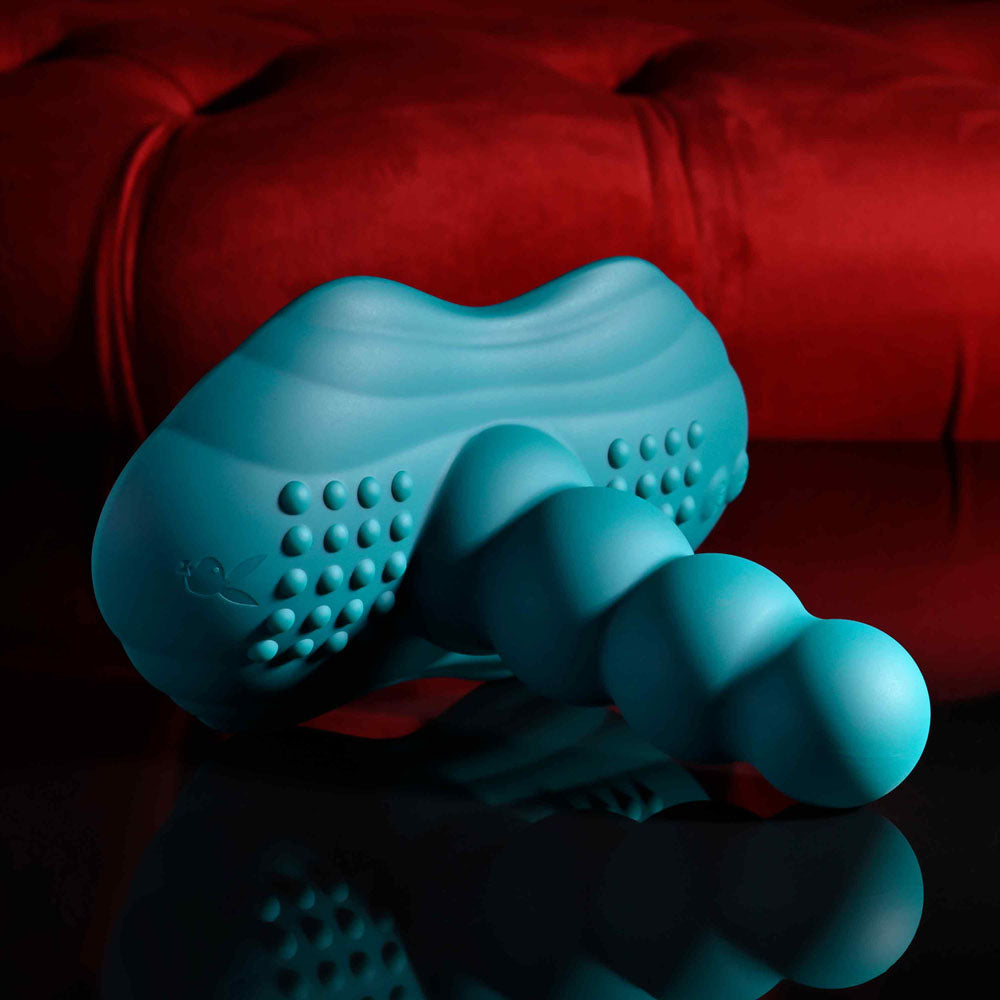 Playboy Pleasure Have A Seat Green Usb Rechargeable Rideable Vibrator And Grinder Pad With Remote
