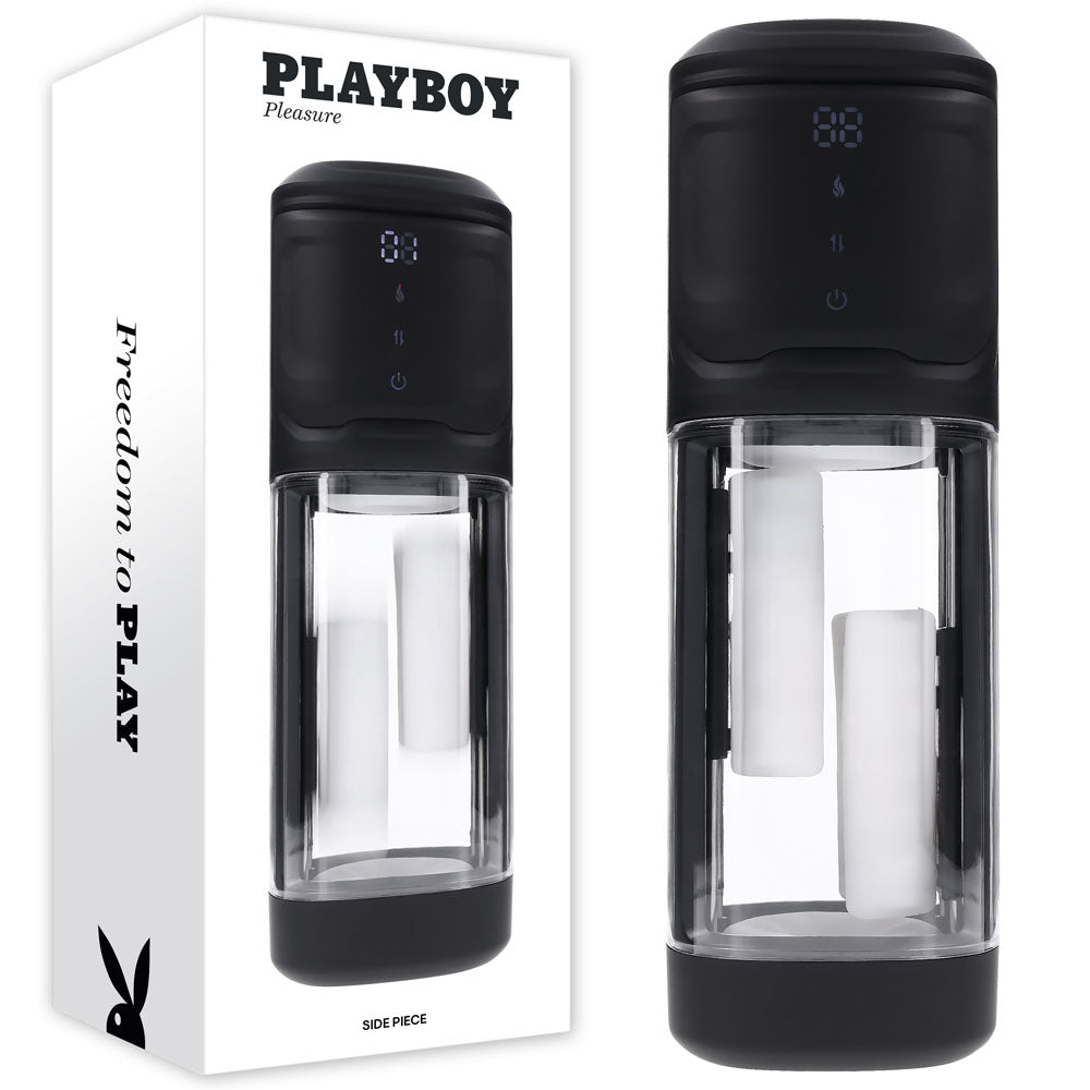 Playboy Pleasure Side Piece Usb Rechargeable Warming Auto Stroker