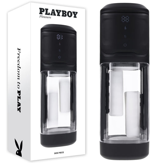 Playboy Pleasure Side Piece Usb Rechargeable Warming Auto Stroker