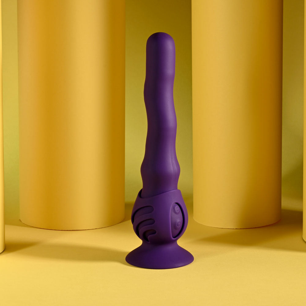 Playboy Pleasure Wiggle It Purple 23.9 Cm Usb Rechargeable Wiggling Vibrator