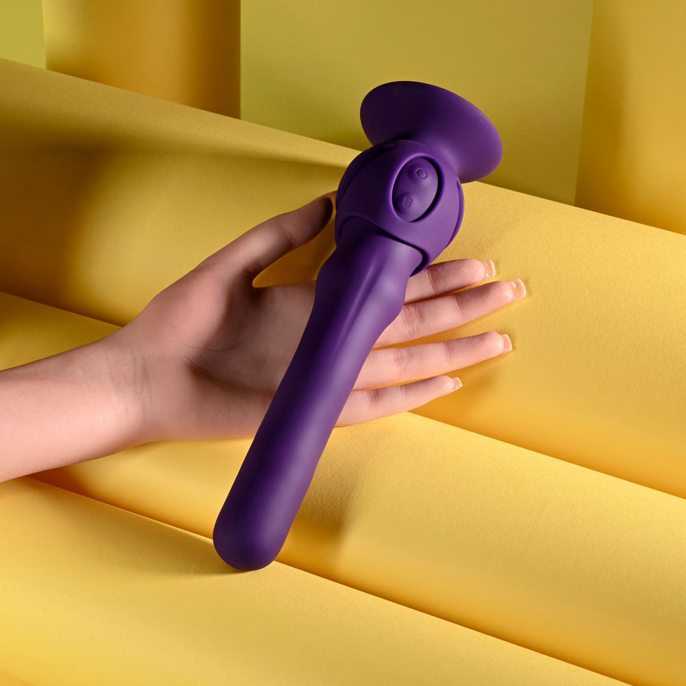 Playboy Pleasure Wiggle It Purple 23.9 Cm Usb Rechargeable Wiggling Vibrator