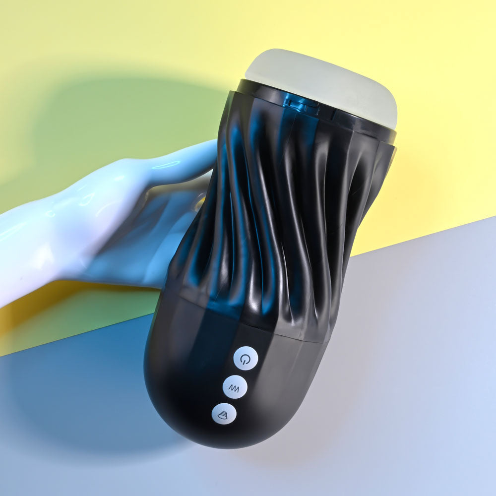 Playboy Pleasure Solo Usb Rechargeable Vibrating And Sucking Stroker
