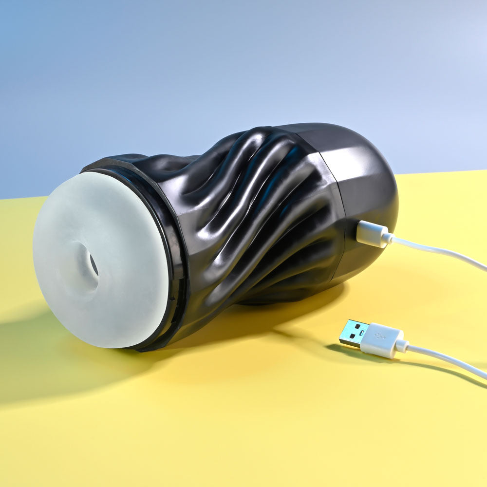 Playboy Pleasure Solo Usb Rechargeable Vibrating And Sucking Stroker