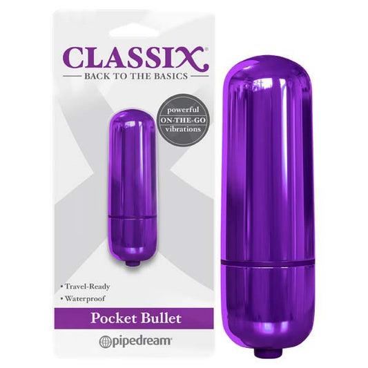 Classix Pocket Bullet Metallic Purple 5.6 Cm Bullet