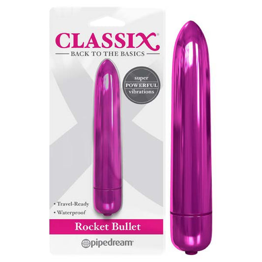 Classix Rocket Bullet Metallic Pink 8.9 Cm Bullet