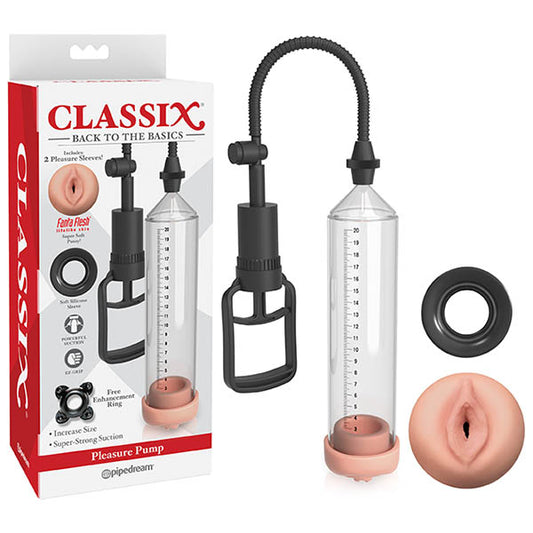 Classix Pleasure Pump Clear Penis Pump