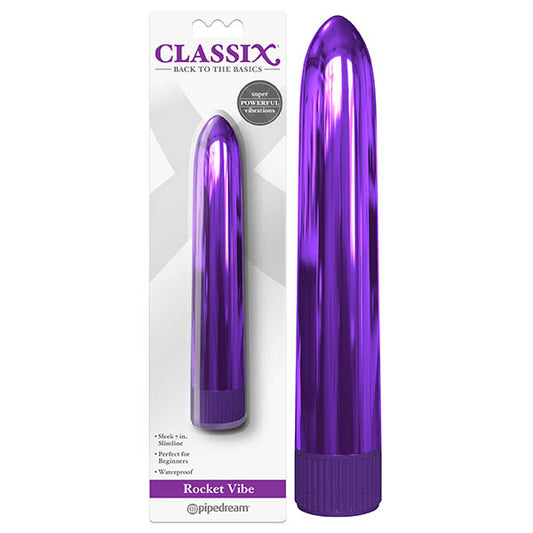 Classix Rocket Vibe Metallic Purple 17.8 Cm (7'') Vibrator
