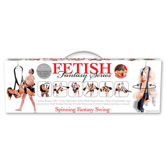 Fetish Fantasy Series Spinning Fantasy Swing Black Swing