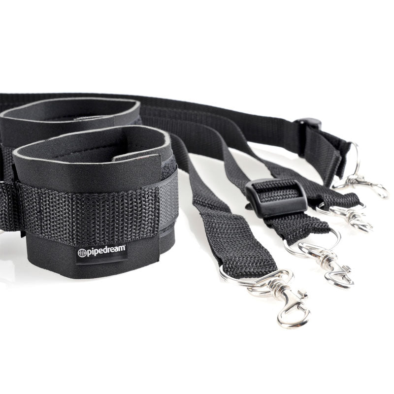 Fetish Fantasy Series Cuff & Tether Set Black Restraints