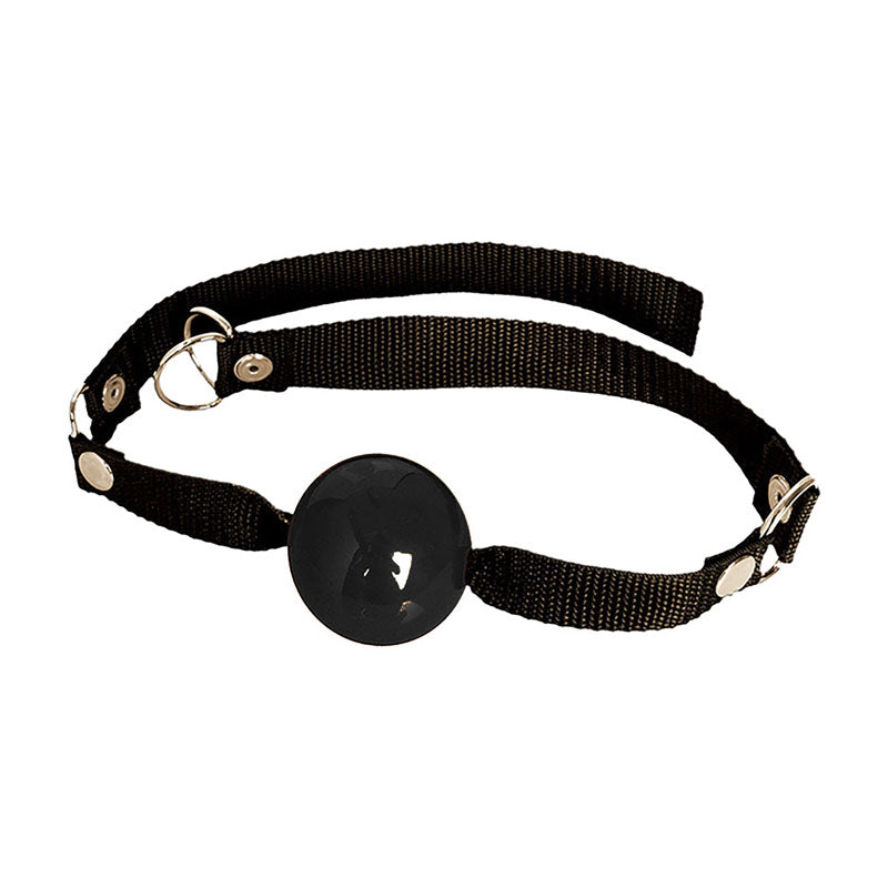Fetish Fantasy Series Beginner's Ball Gag Black Ball Gag