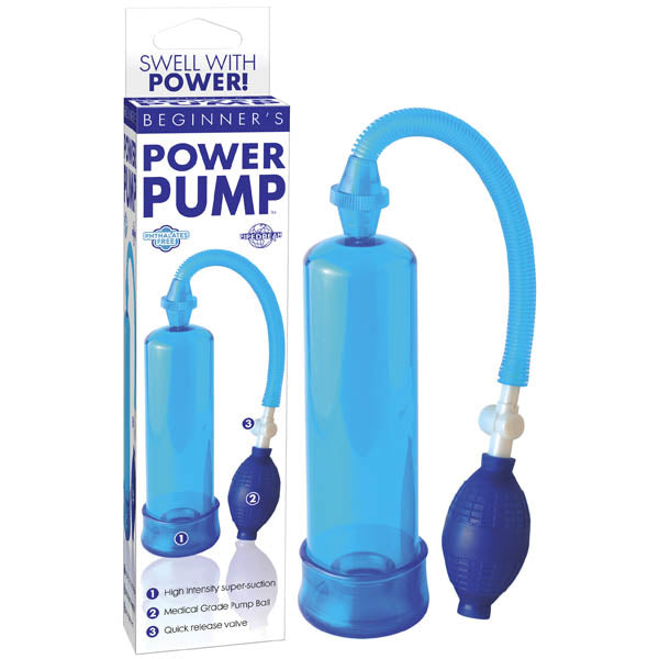 Beginner's Power Pump Blue Penis Pump