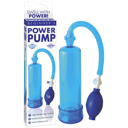 Beginner's Power Pump Blue Penis Pump