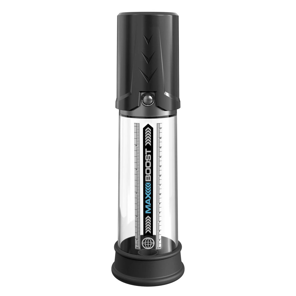 Pump Worx Max Boost Black Black Penis Pump