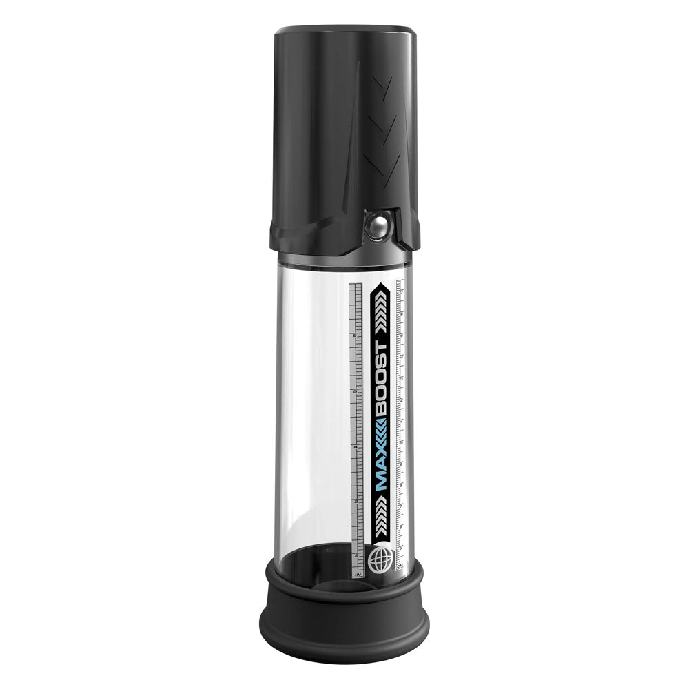 Pump Worx Max Boost Black Black Penis Pump