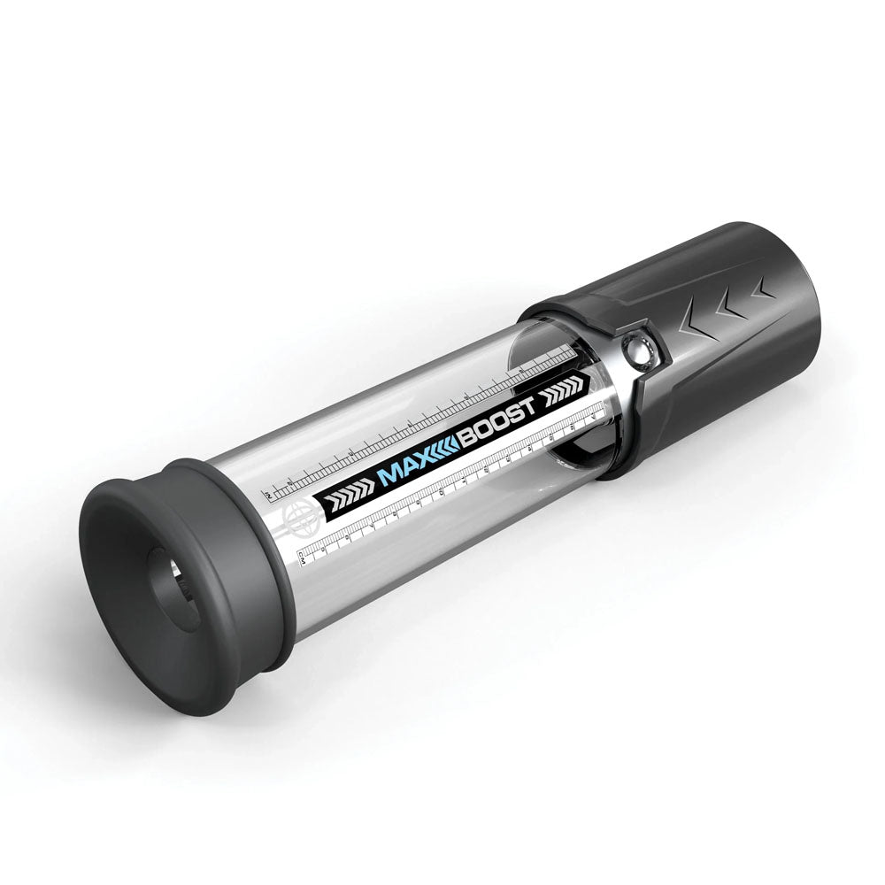 Pump Worx Max Boost Black Black Penis Pump