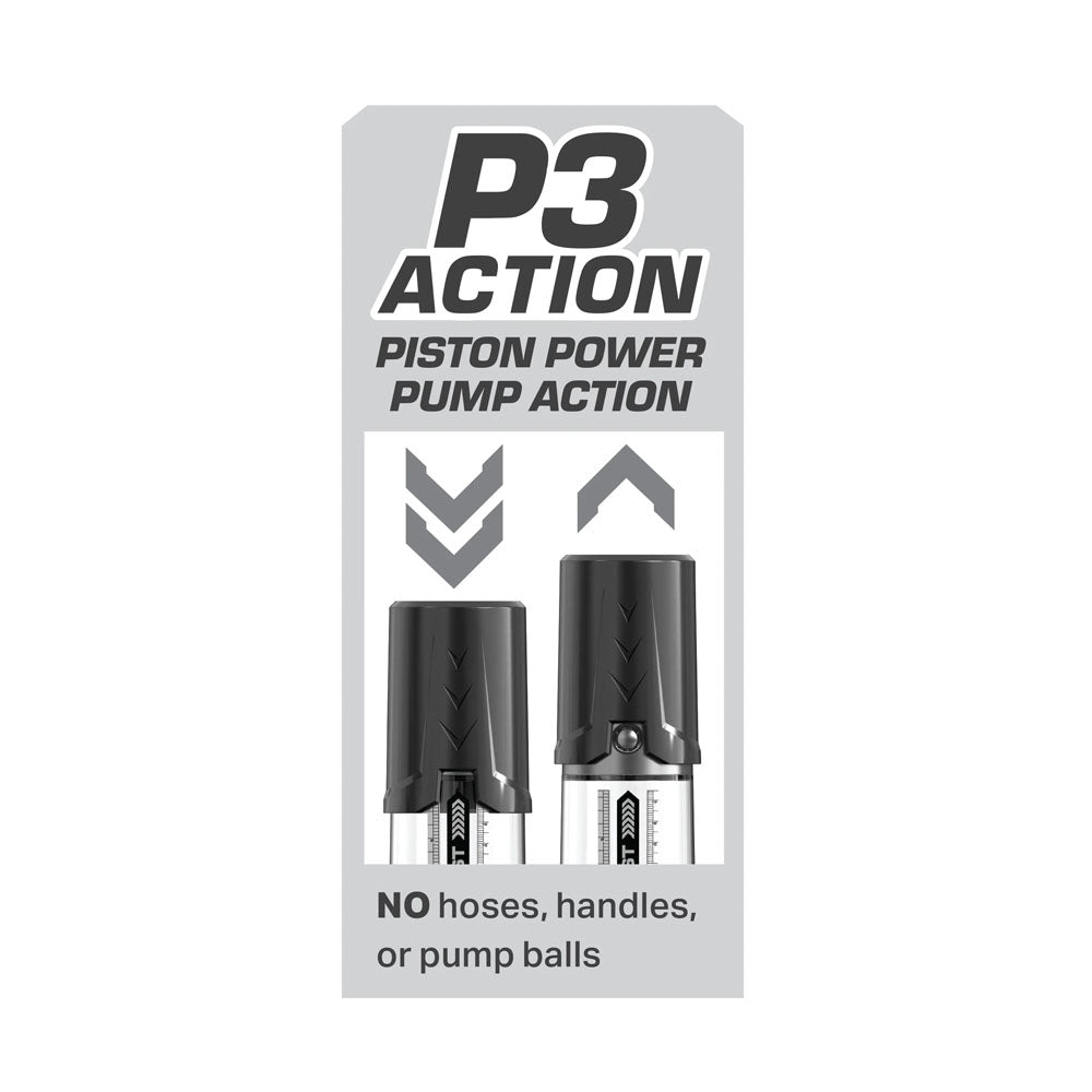 Pump Worx Max Boost Black Black Penis Pump