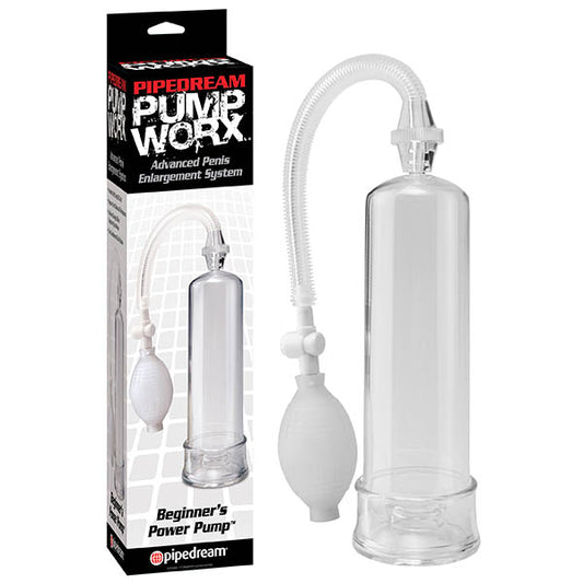 Pump Worx Beginner's Power Pump Clear Penis Pump