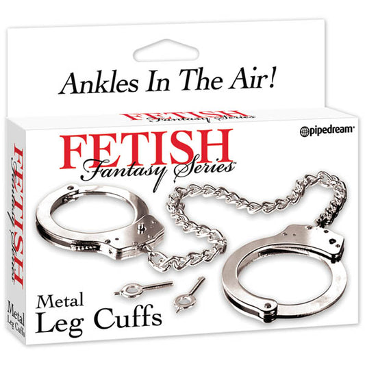 Fetish Fantasy Series Metal Leg Cuffs Metal Restraints