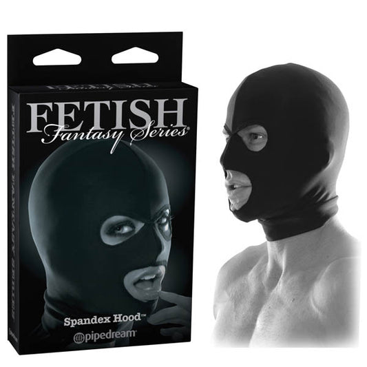 Fetish Fantasy Series Limited Edition Spandex Hood Black Bondage Hood