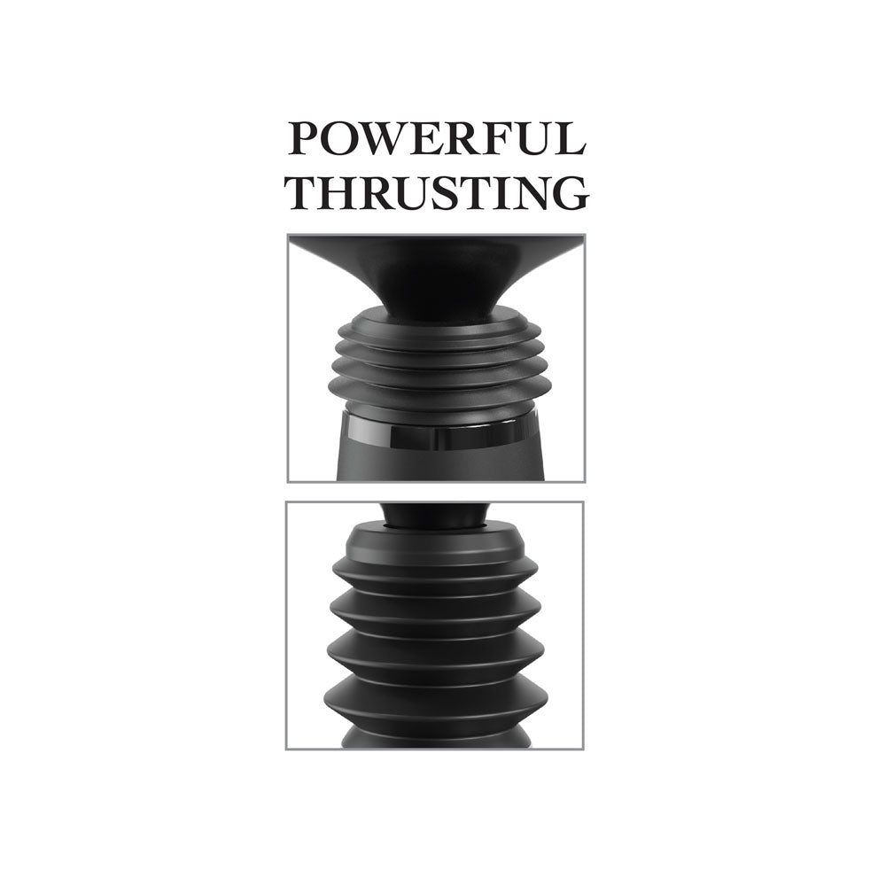 Fetish Fantasy Series Body Dock Handheld Usb Rechargeable Thrusting Machine With Suction Base