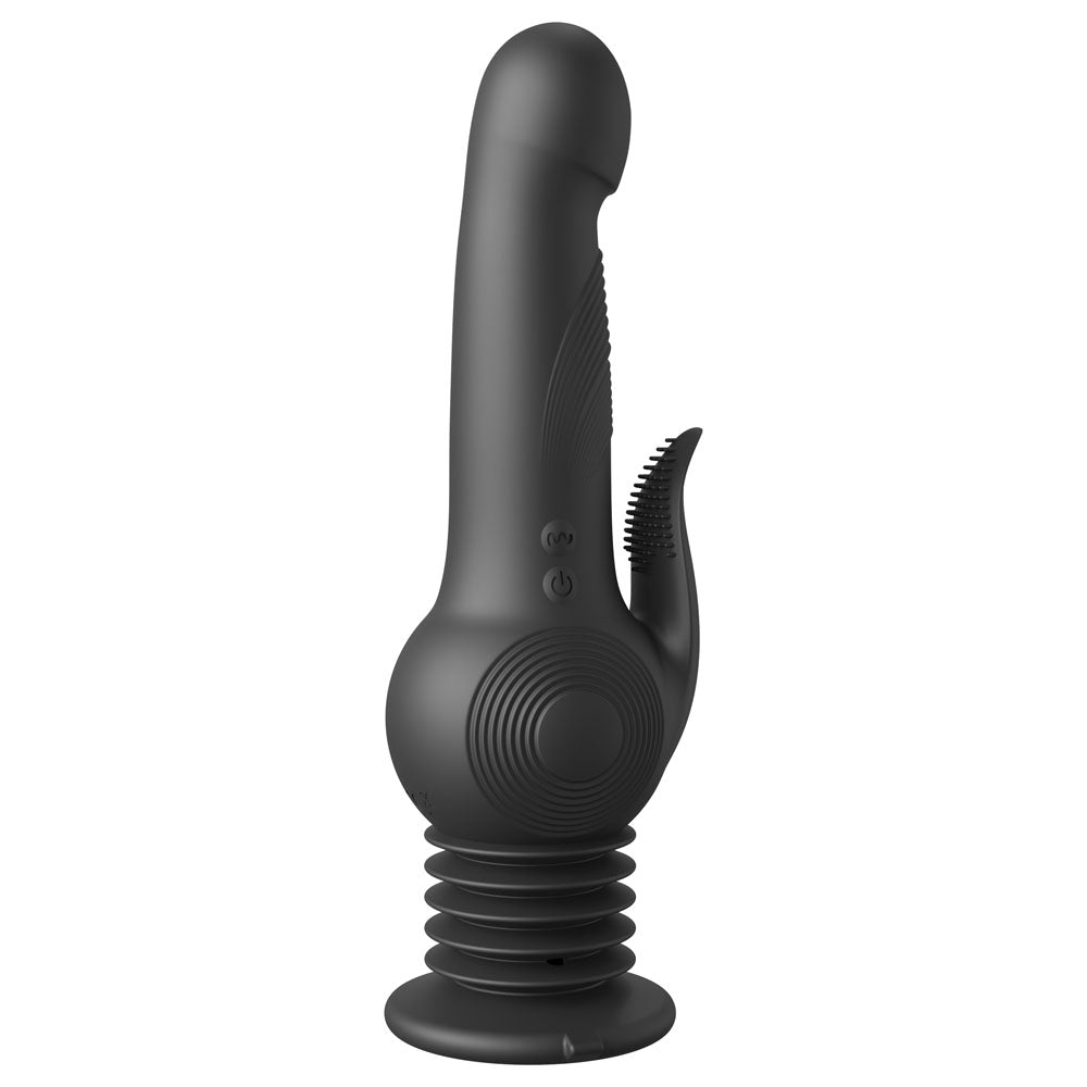Fetish Fantasy Series Pogo Thruster Black Usb Rechargeable 23.5 Cm Gyrating Rabbit Vibrator