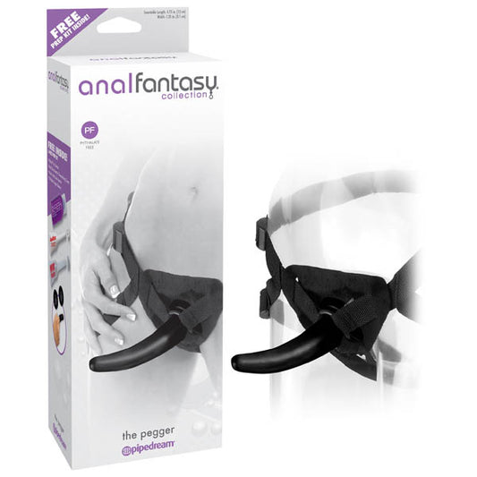 Anal Fantasy Collection The Pegger Black 12 Cm (4.75'') Strap On