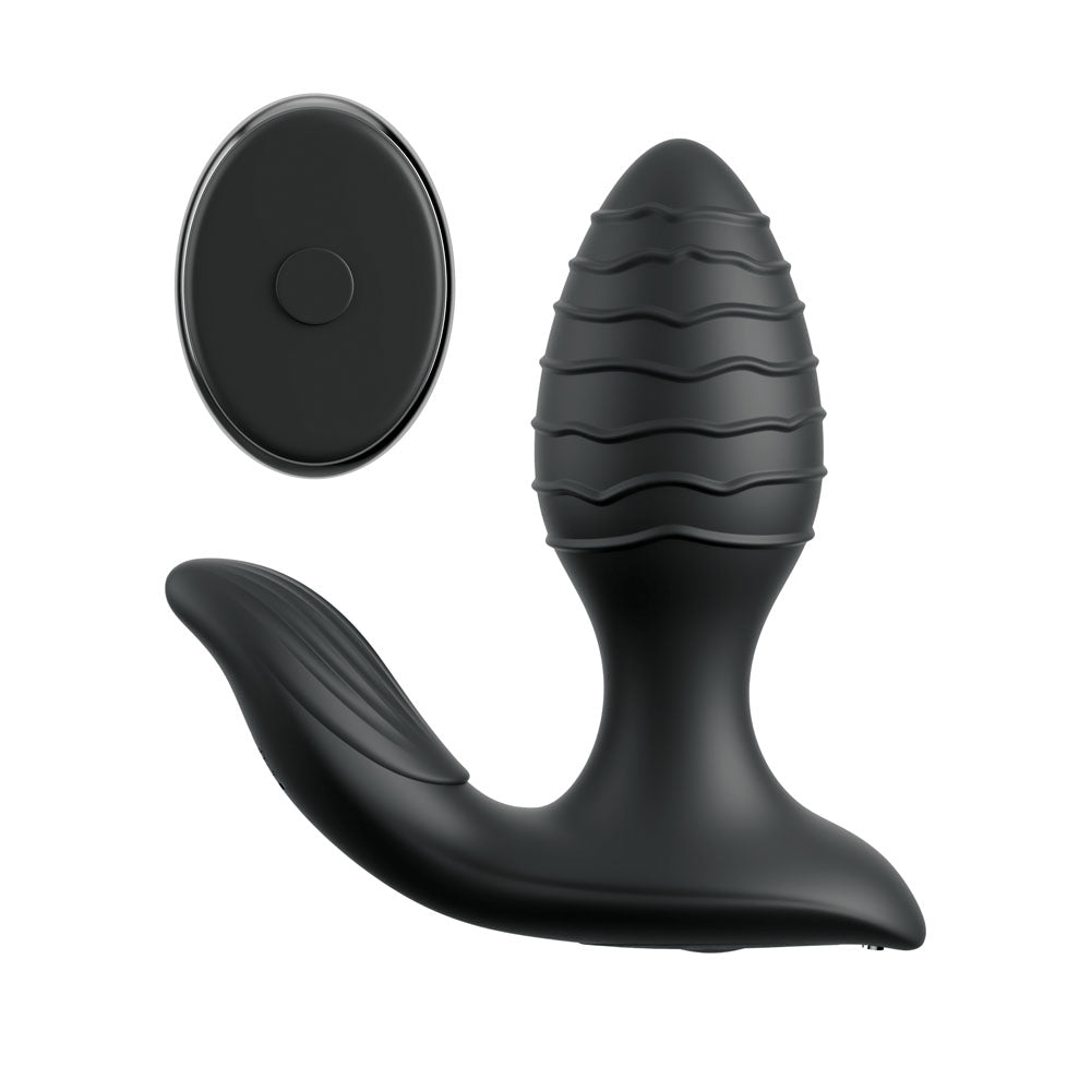 Anal Fantasy Elite Gyro Milk Pro Black Black Usb Rechargeable Gyrating Butt Plug