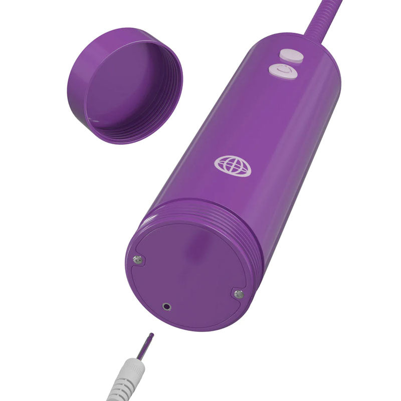 Fantasy For Her Rechargeable Pump Kit Purple Usb Rechargeable Vagina Pump