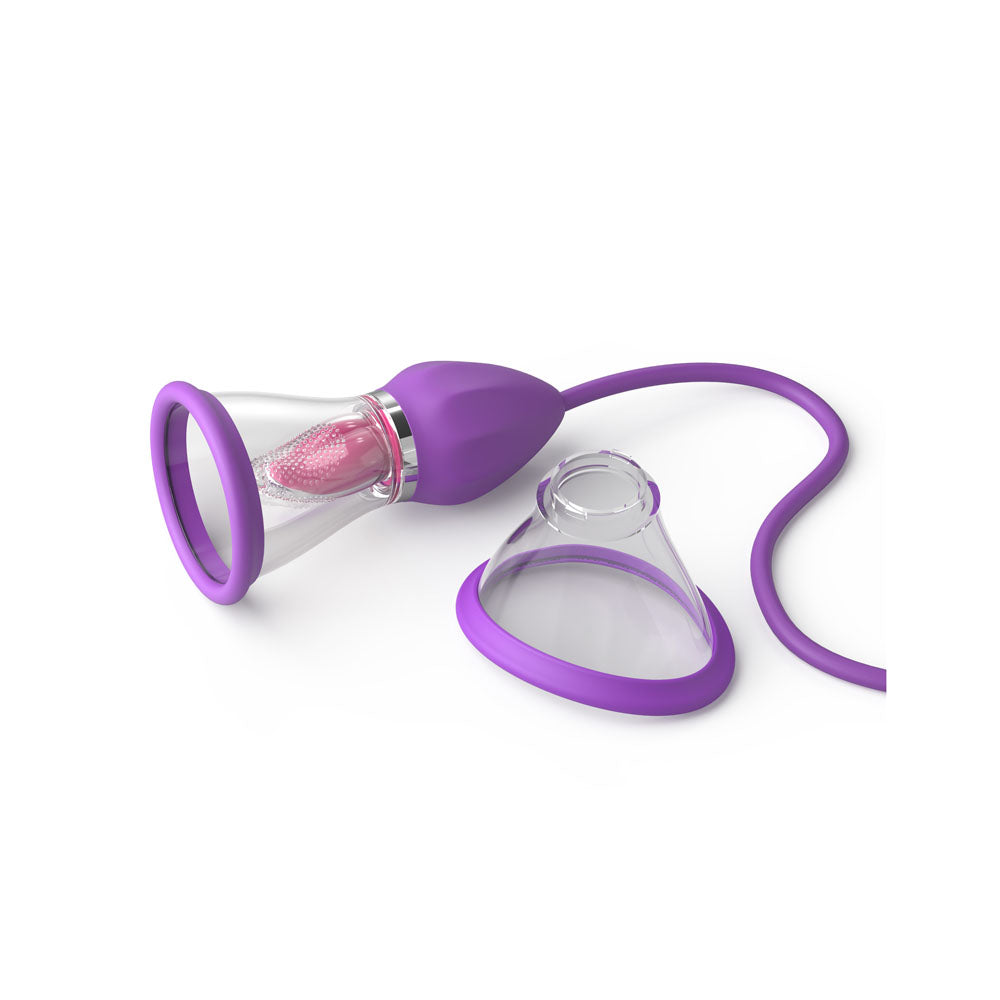 Fantasy For Her Her Ultimate Pleasure Max Purple Usb Rechargeable Vibrator With Flicking Stimulator