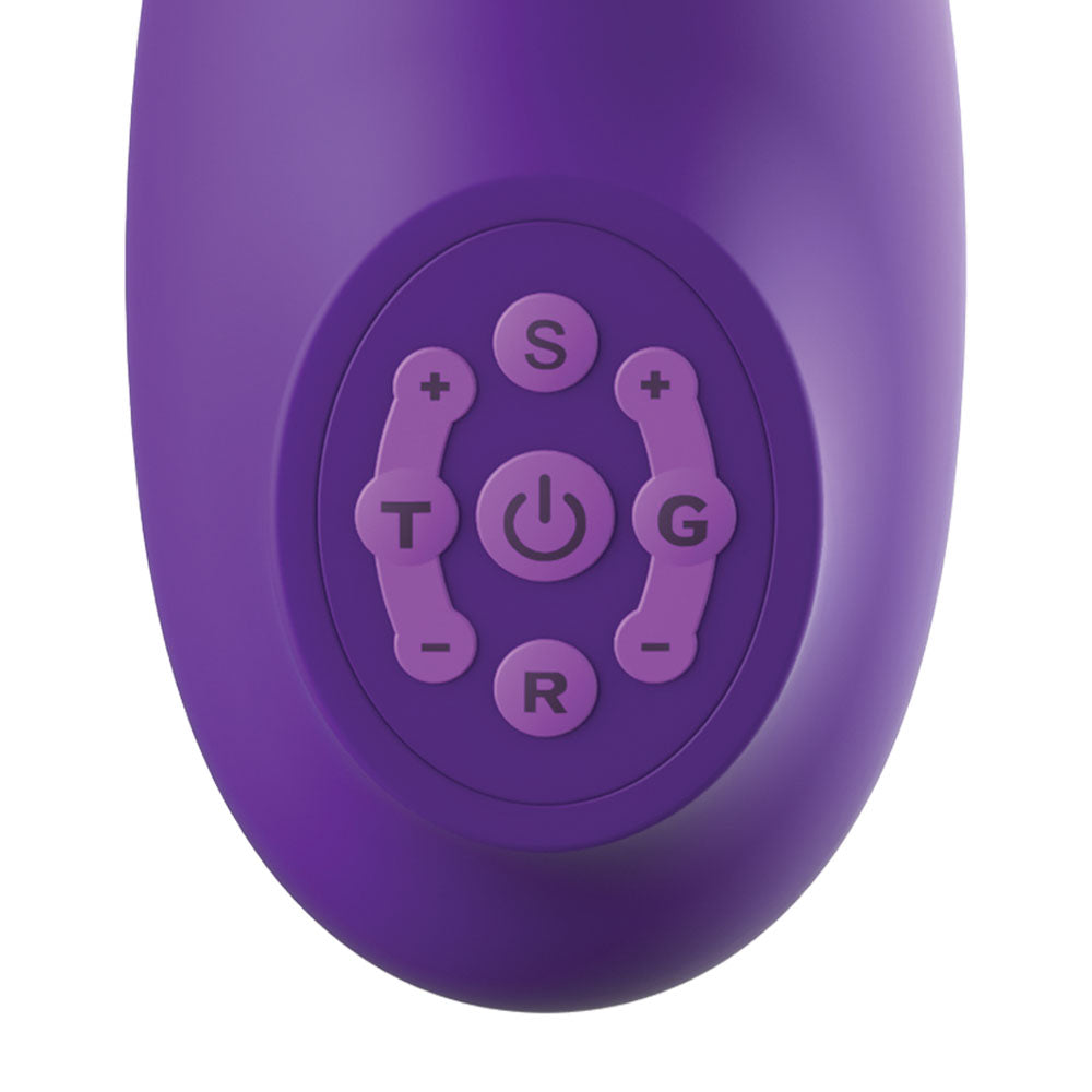 Fantasy For Her Ultimate Pleasure Pro Plus Purple Usb Rechargeable Sucking Licking & Flicking Vibrator