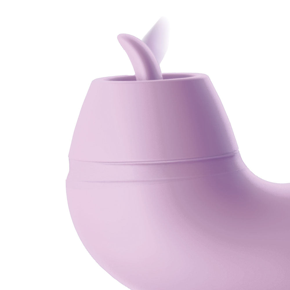 Fantasy For Her G Touch Pulse Pro Purple Purple 23.4 Cm Usb Rechargeable Rabbit Vibrator With Flicking Shaft And Tip