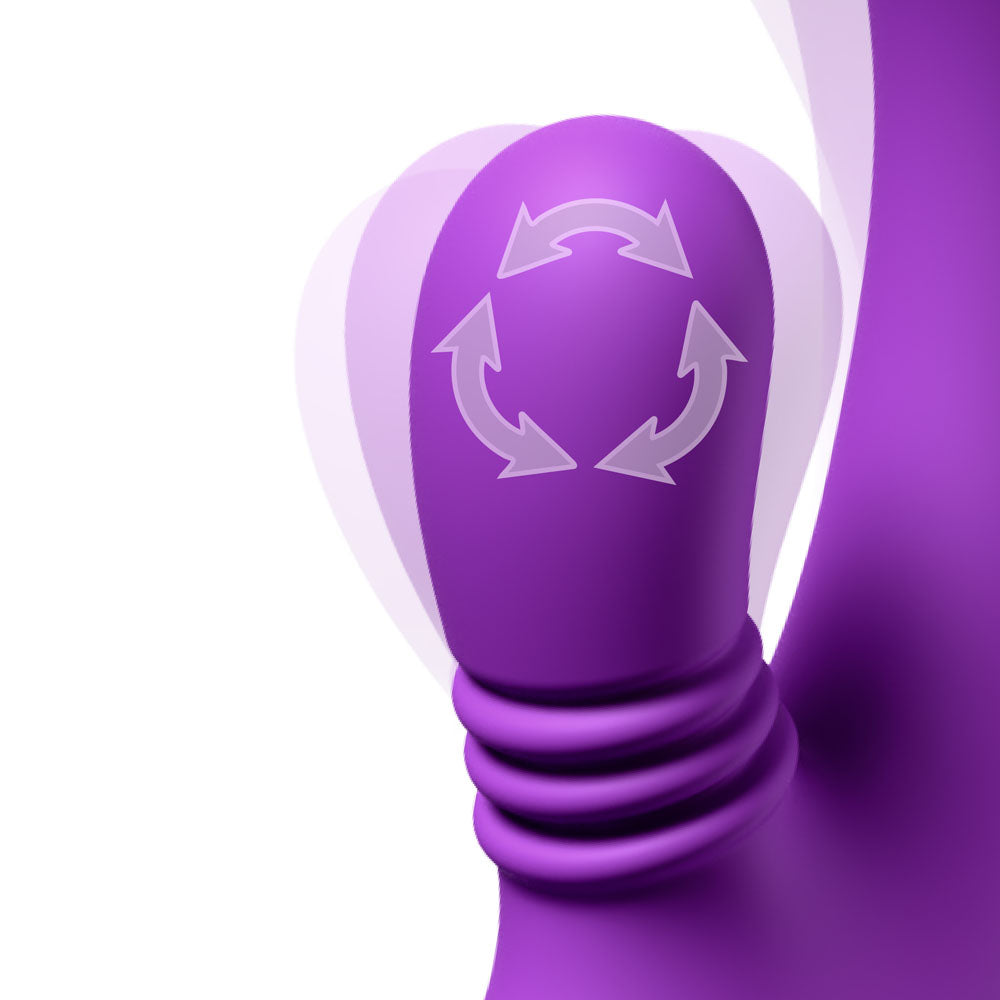 Fantasy For Her Inti Motion G Pro Purple Purple 21.2 Cm Usb Rechargeable Rabbit Vibrator