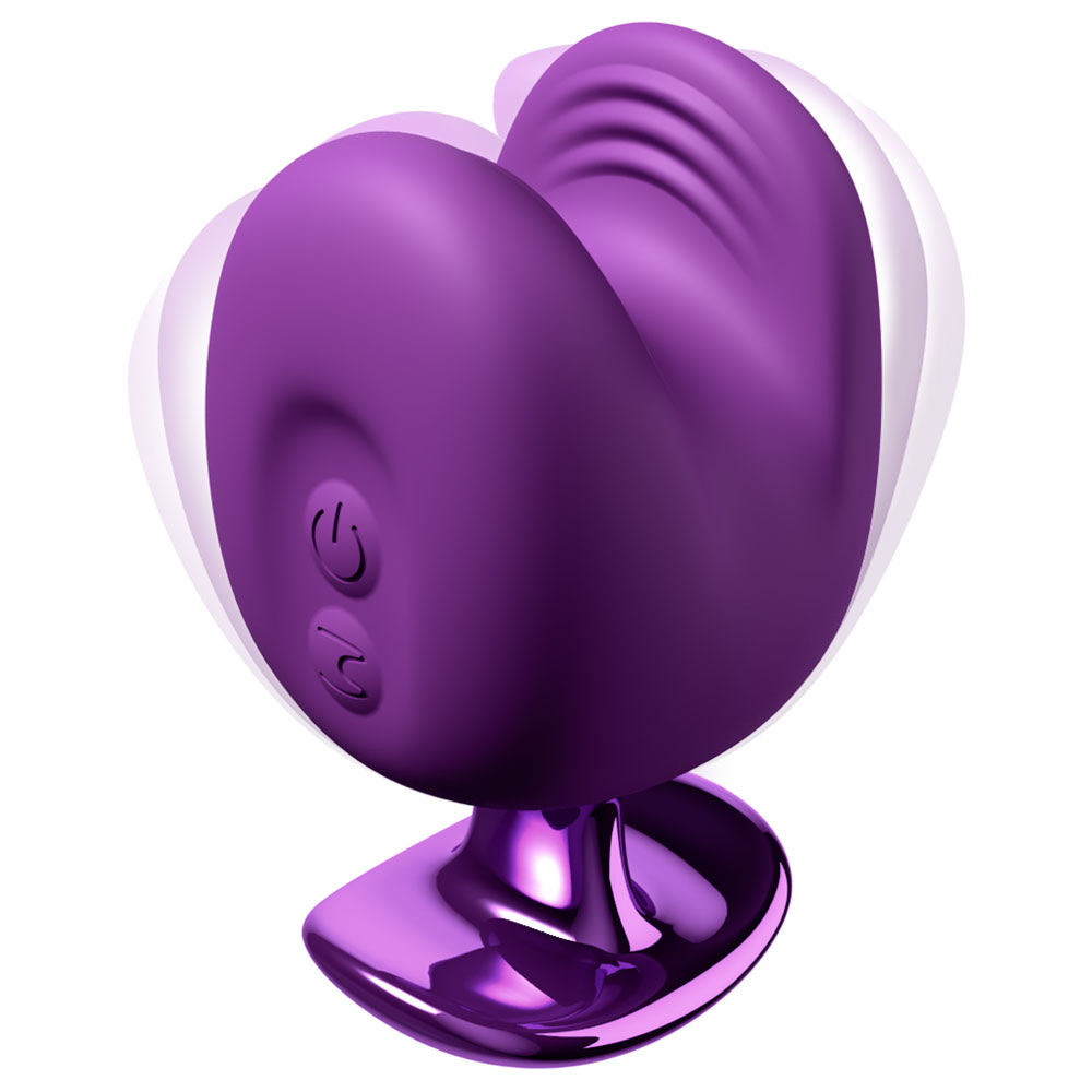 Fantasy For Her Luv Bites Purple Purple Usb Rechargeable Vibrating & Biting Stimulator